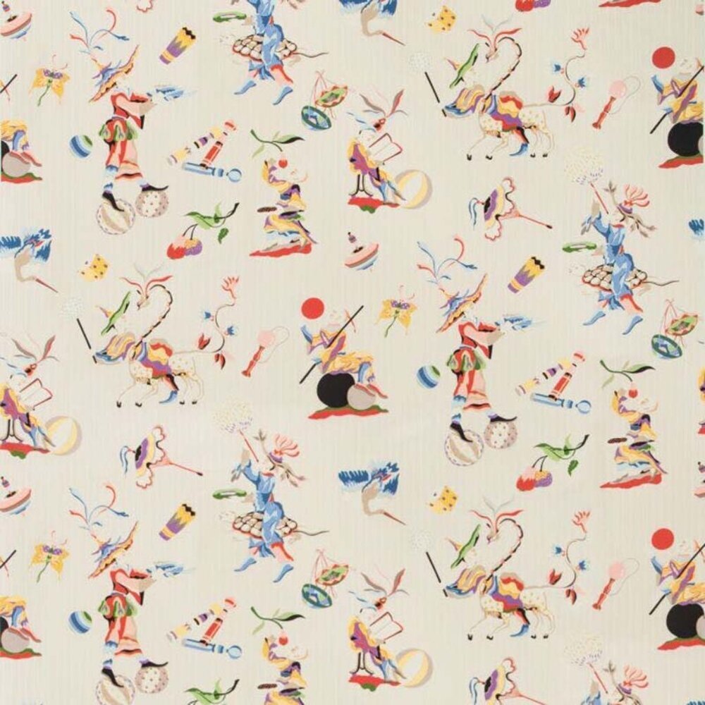 Brunschwig & Fils Chinoiserie Cirque Chinois 54" x 54" Fabric Asian Designer